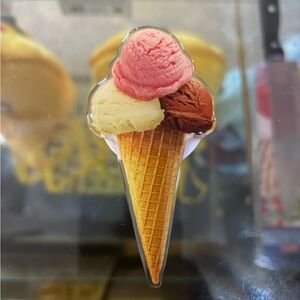 Ice Cream Cone Cellphone Pop Socket